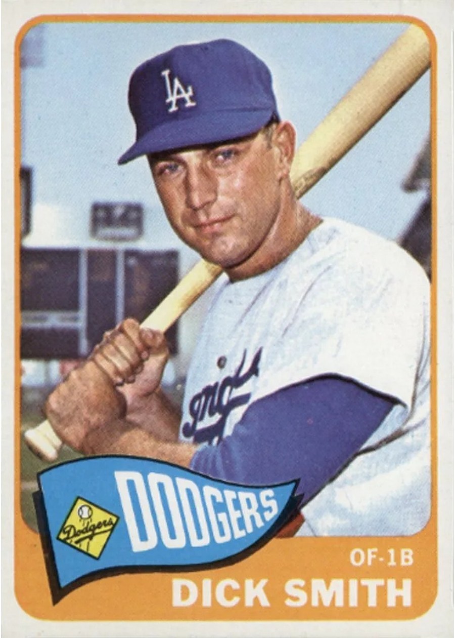 1965 Topps #579 Dick Smith, Los Angeles Dodgers