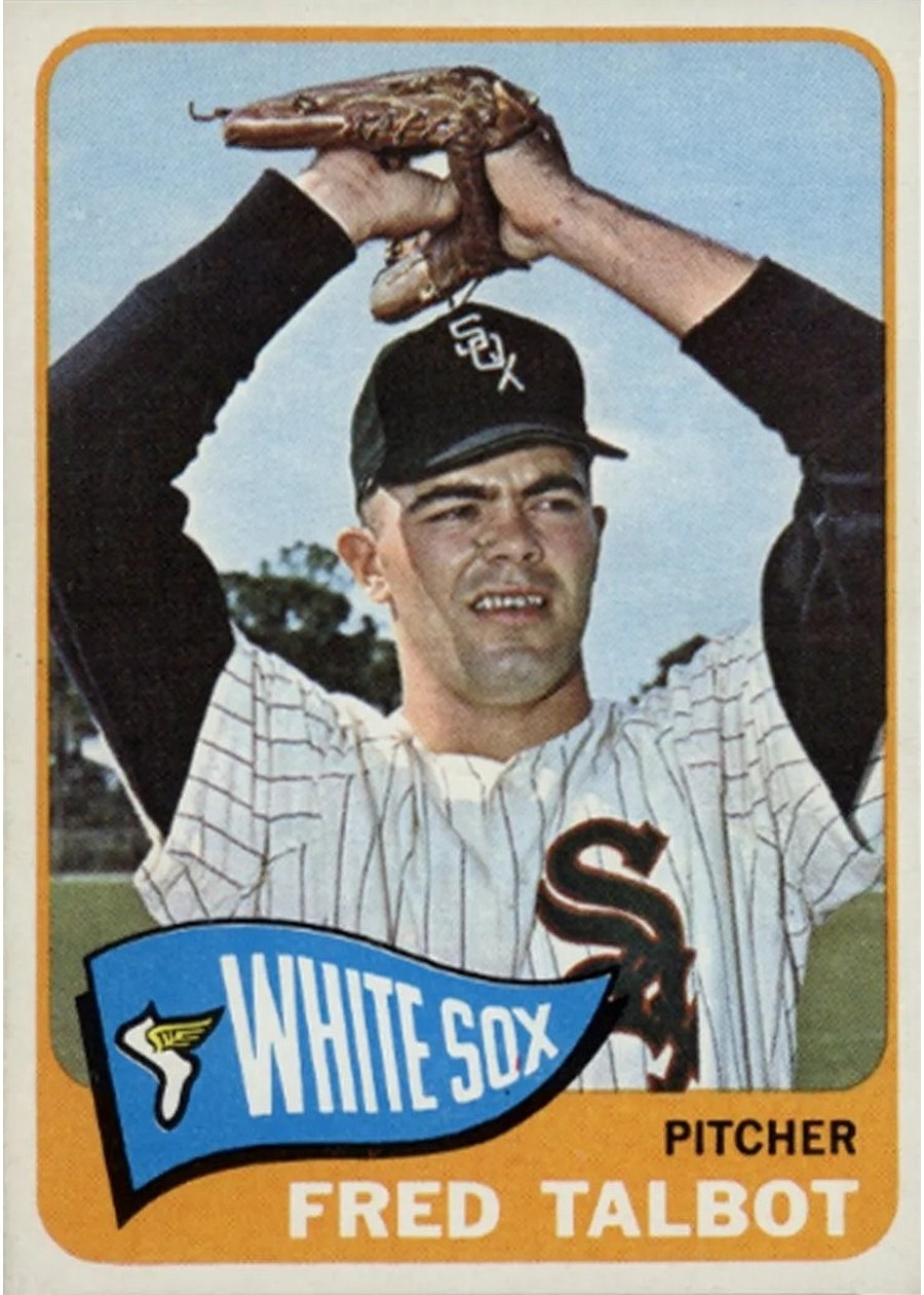 1965 Topps #58 Fred Talbot, Chicago White Sox