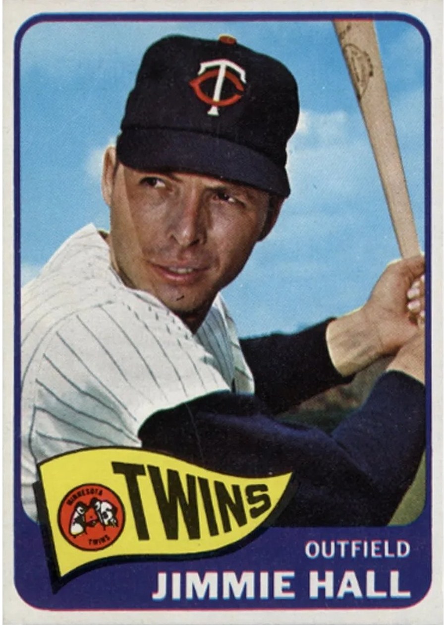 1965 Topps #580 Jimmie Hall, Minnesota Twins