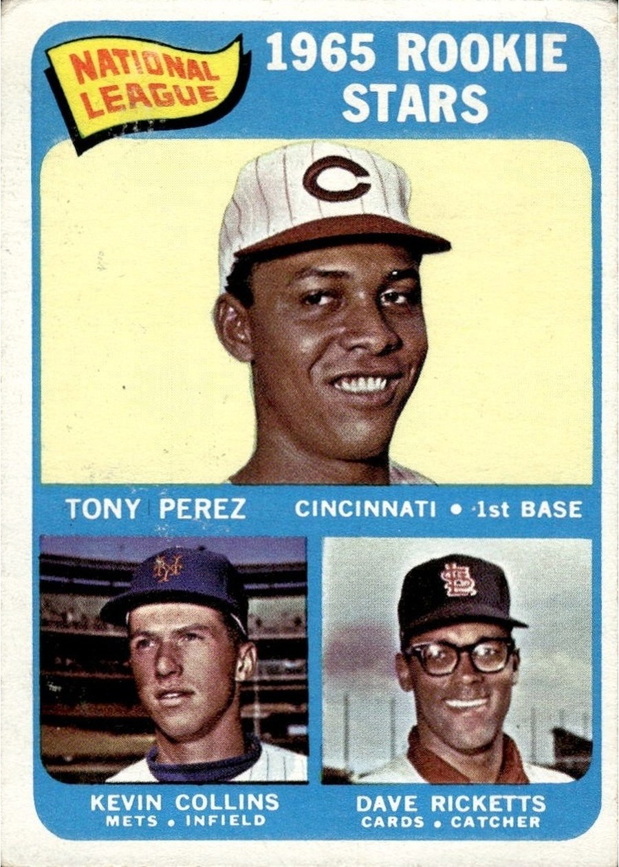 1965 Topps #581 National League 1965 Rookie Stars, Cincinnati Reds / New York Mets / St. Louis Cardinals