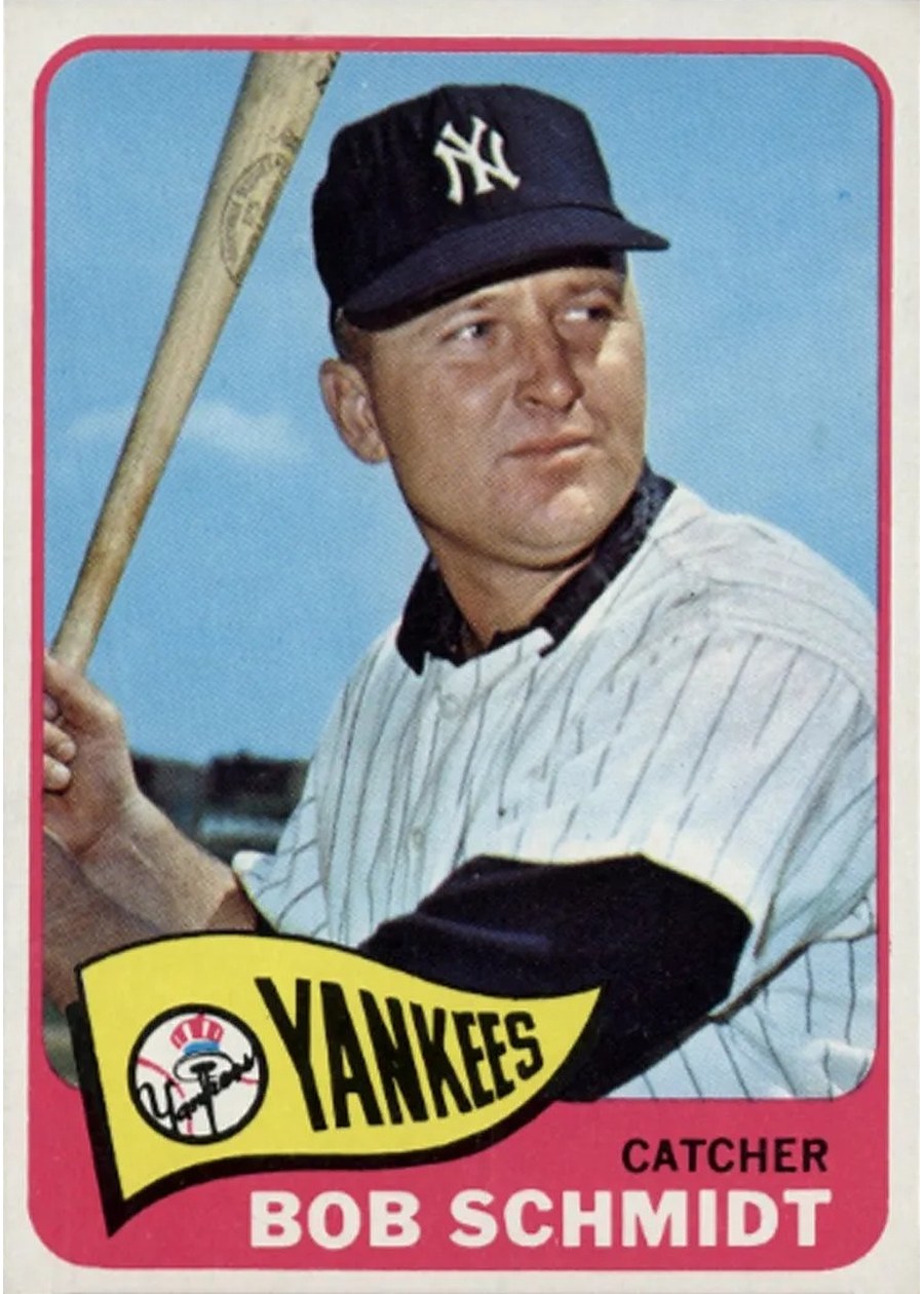 1965 Topps #582 Bob Schmidt, New York Yankees