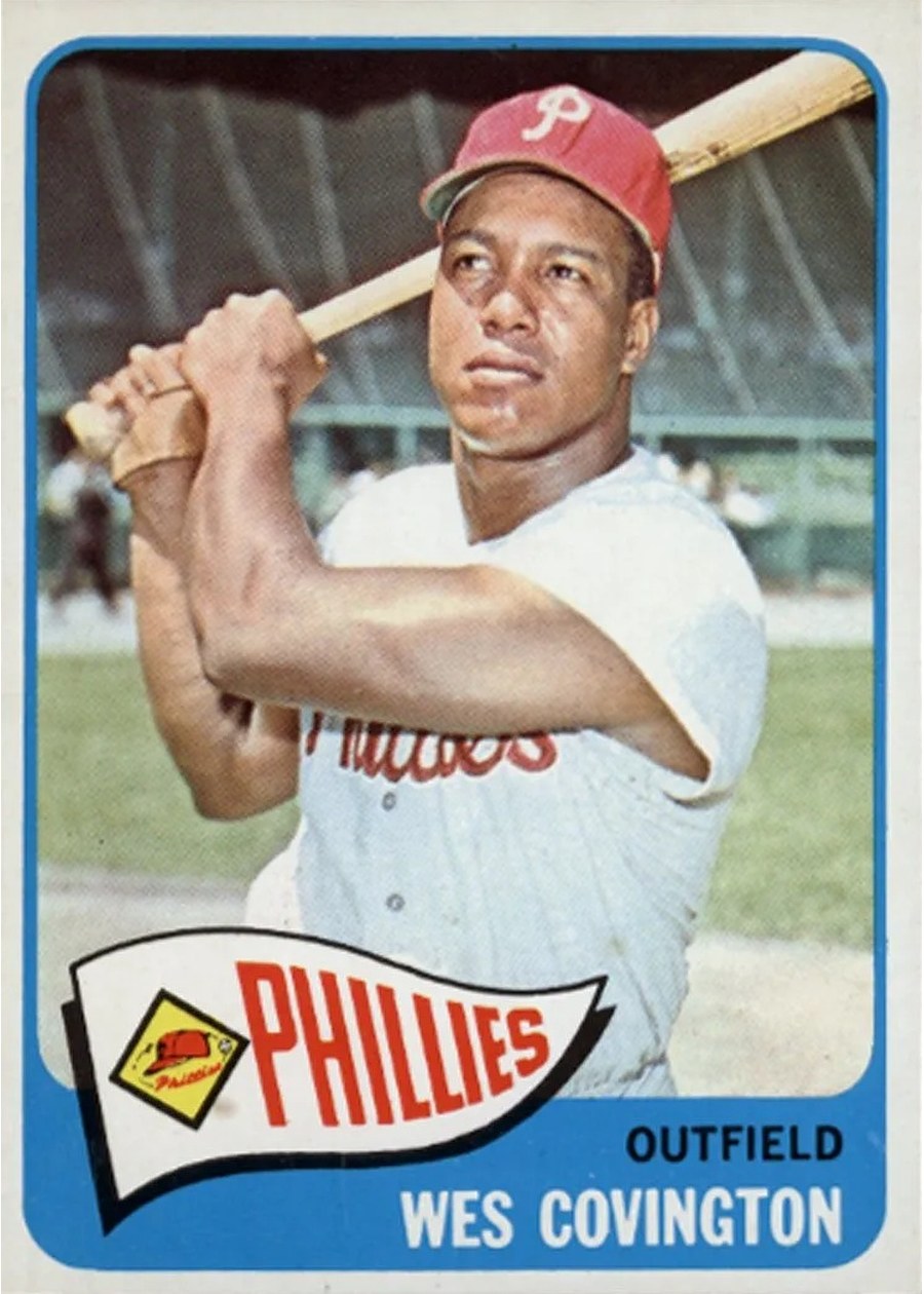1965 Topps #583 Wes Covington, Philadelphia Phillies