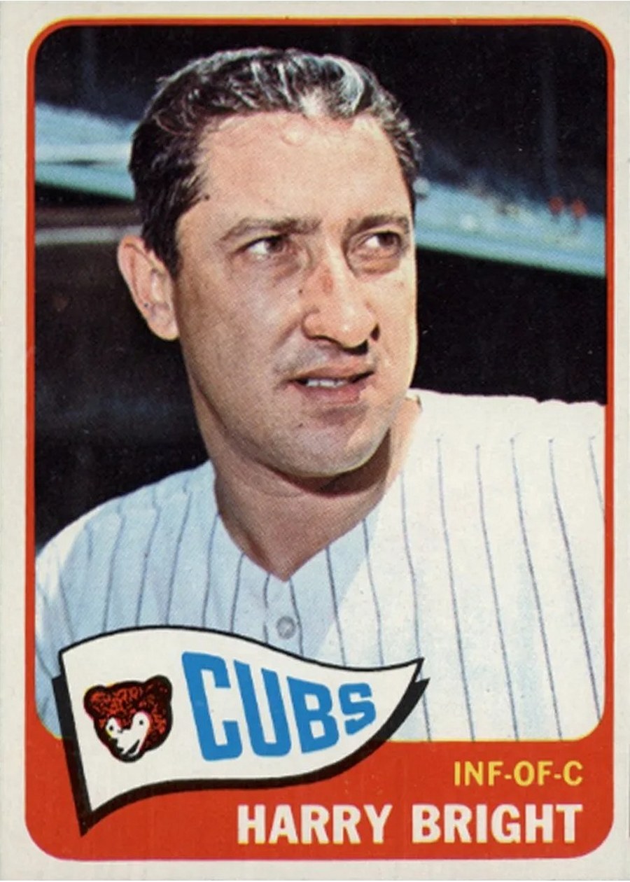 1965 Topps #584 Harry Bright, Chicago Cubs