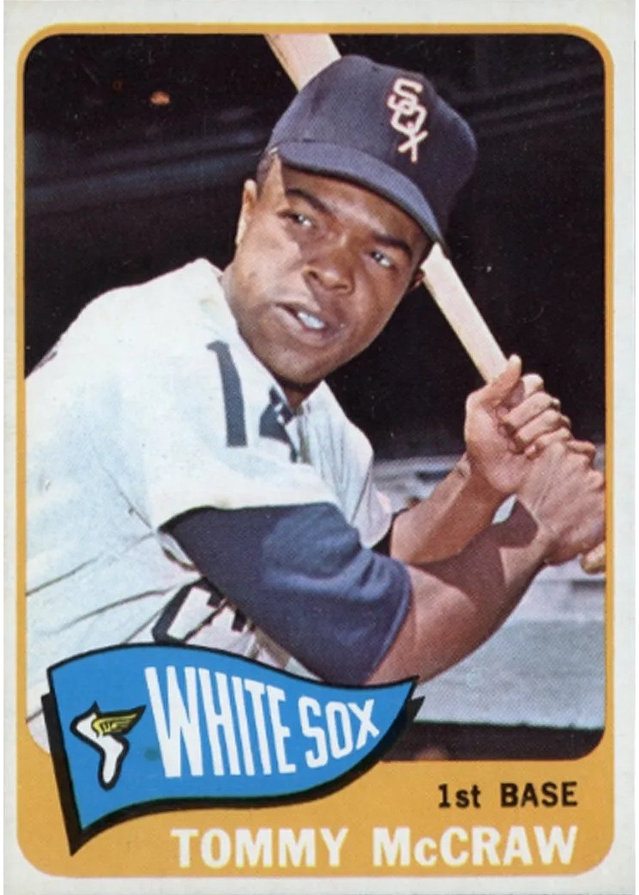 1965 Topps #586 Tommy McCraw, Chicago White Sox