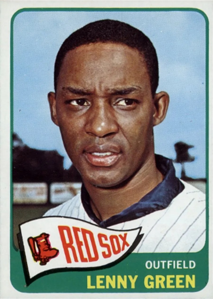 1965 Topps #588 Lenny Green, Boston Red Sox