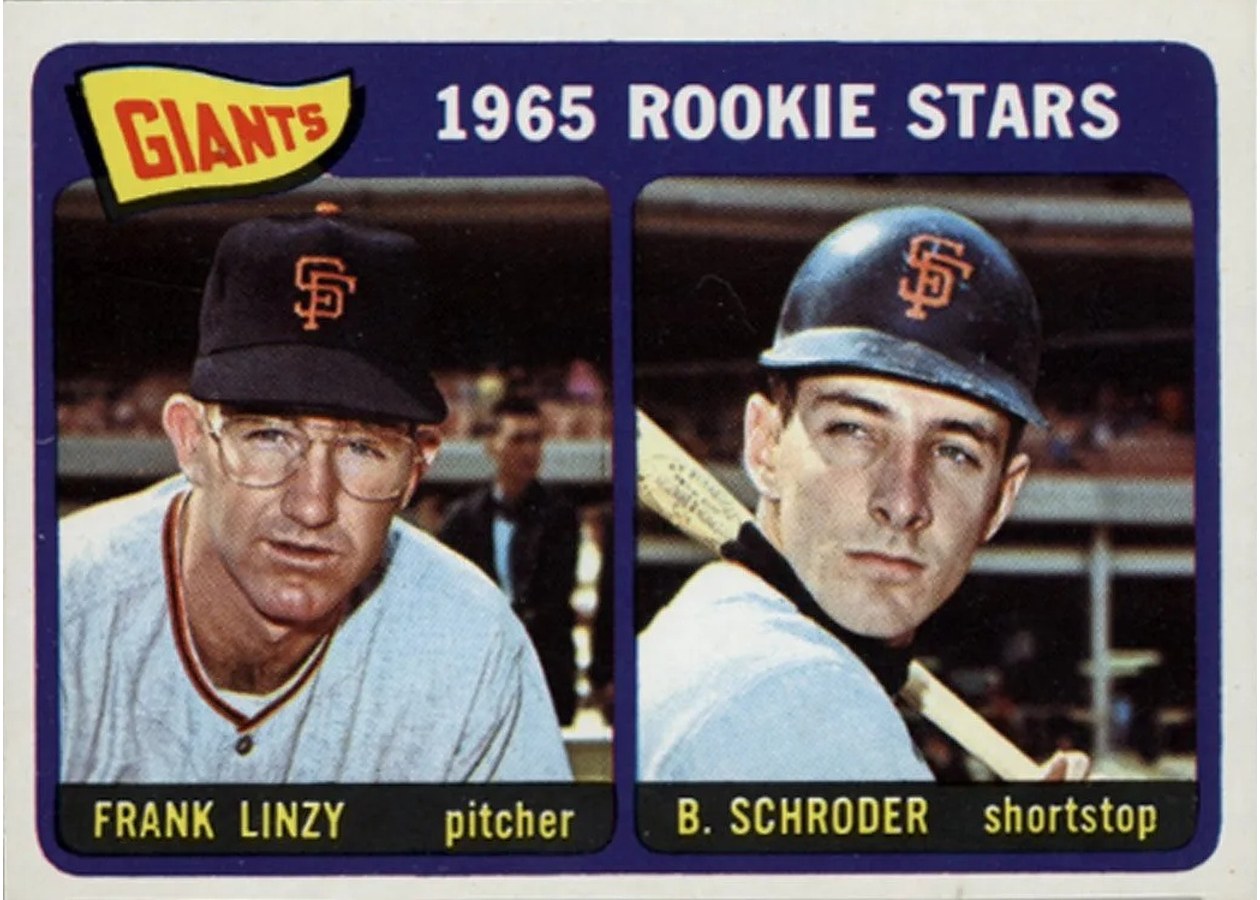 1965 Topps #589 Giants 1965 Rookie Stars, San Francisco Giants