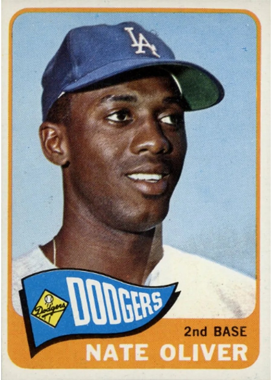 1965 Topps #59 Nate Oliver, Los Angeles Dodgers