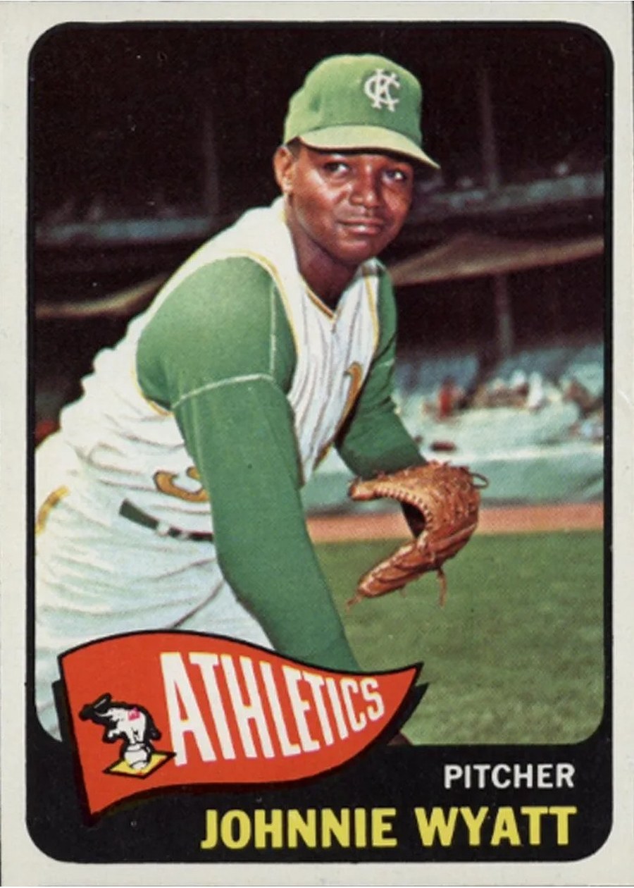1965 Topps #590 John Wyatt, Kansas City Athletics