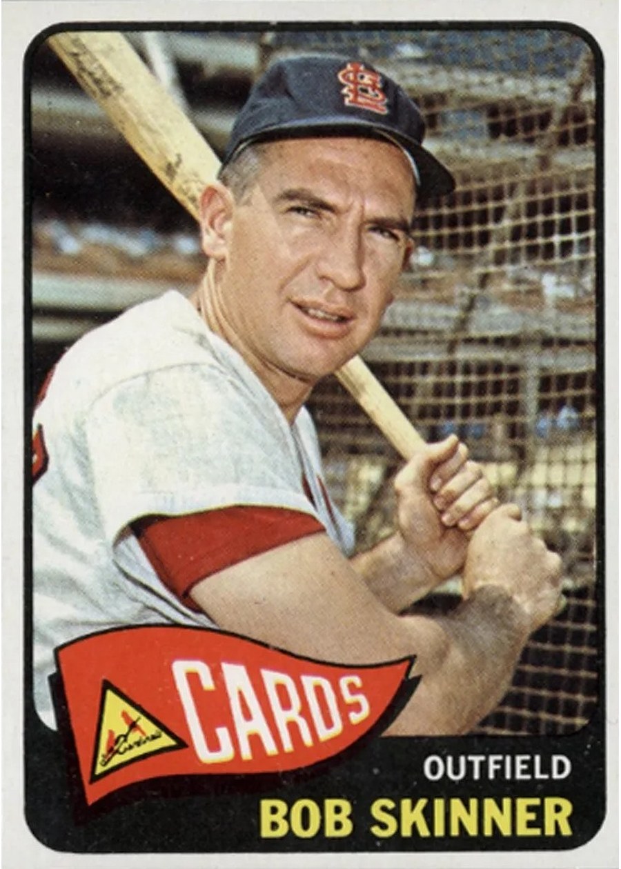 1965 Topps #591 Bob Skinner, St. Louis Cardinals