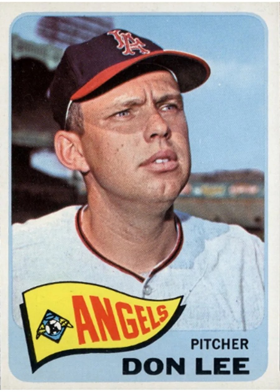 1965 Topps #595 Don Lee, Los Angeles Angels