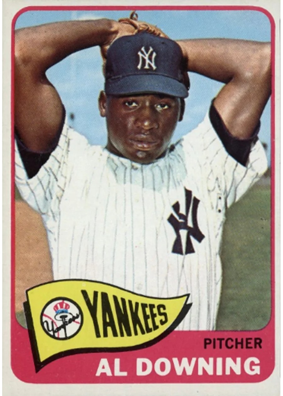 1965 Topps #598 Al Downing, New York Yankees