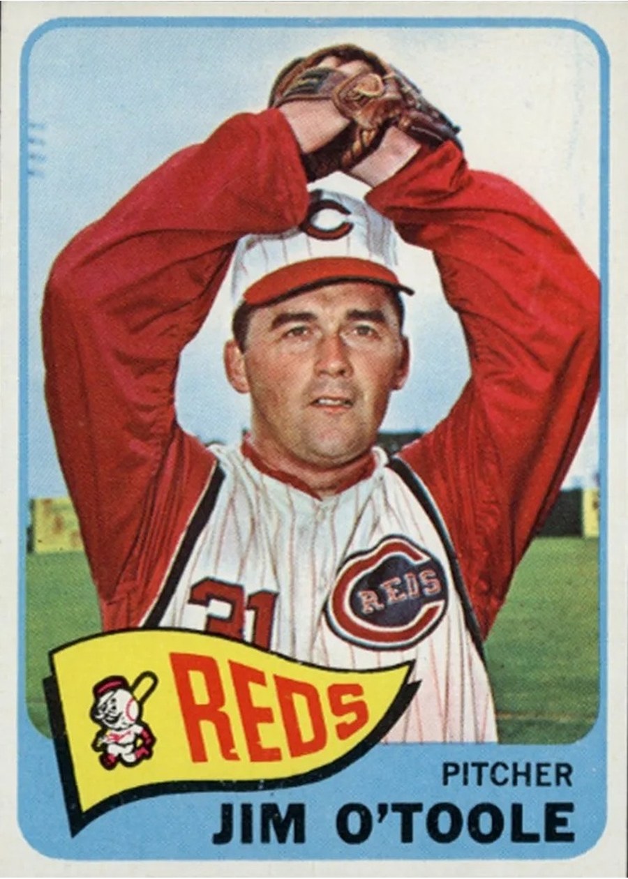 1965 Topps #60 Jim O'Toole, Cincinnati Reds