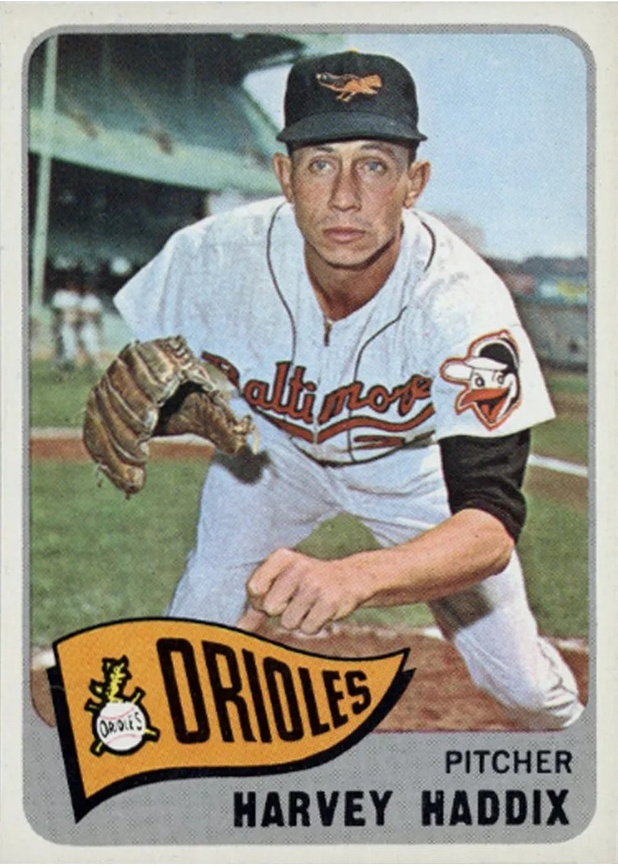 1965 Topps #67 Harvey Haddix, Baltimore Orioles