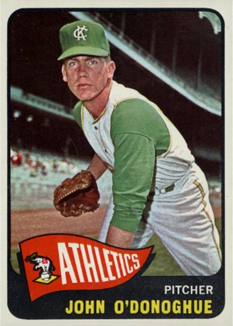 1965 Topps #71 John O'Donoghue, Kansas City Athletics