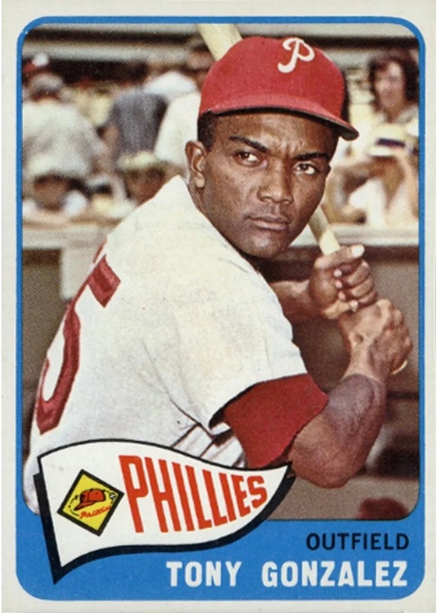 1965 Topps #72 Tony Gonzalez, Philadelphia Phillies