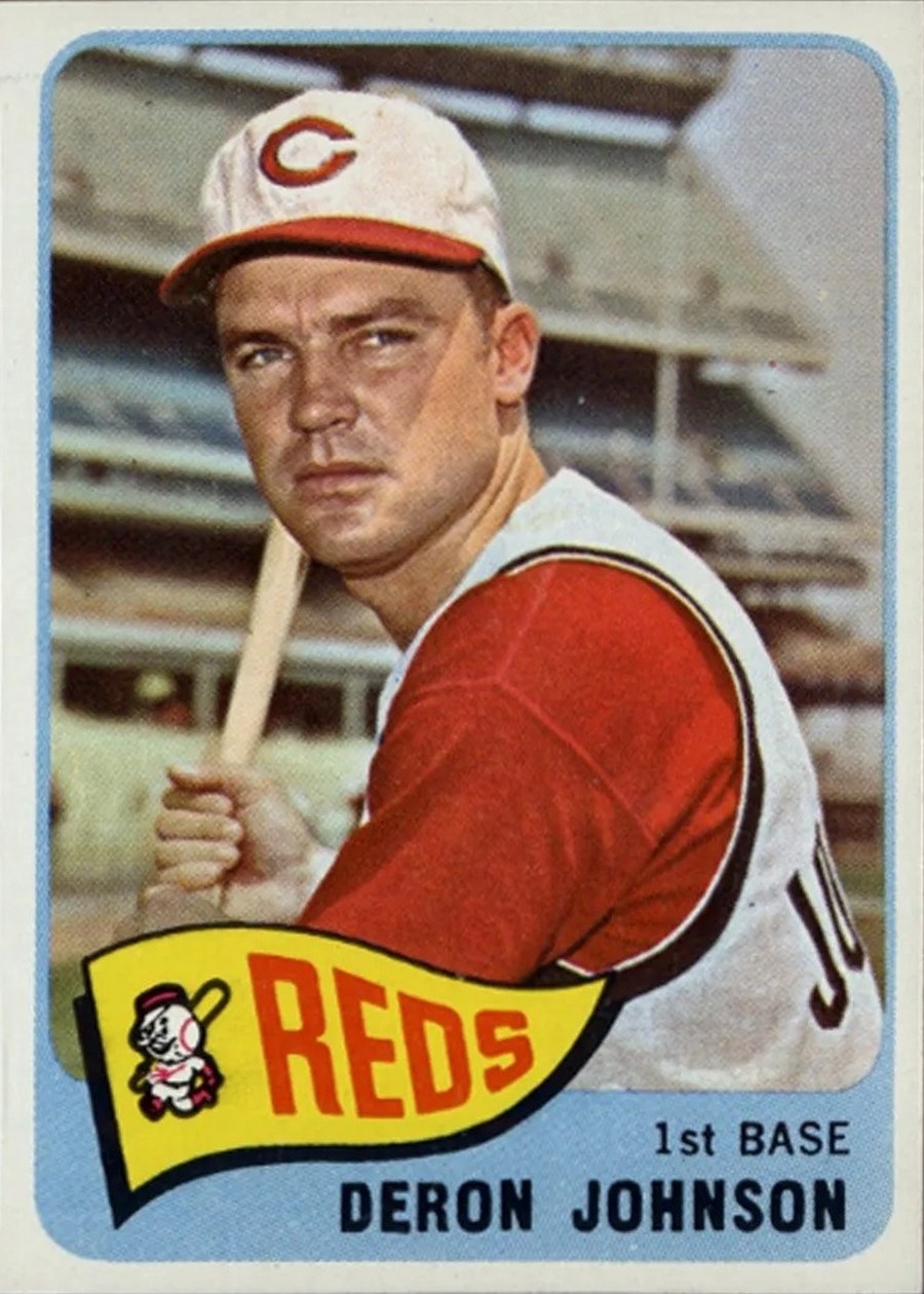 1965 Topps #75 Deron Johnson, Cincinnati Reds