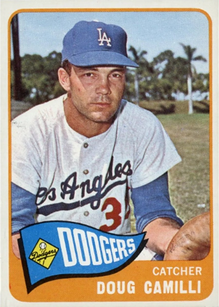 1965 Topps #77 Doug Camilli, Los Angeles Dodgers