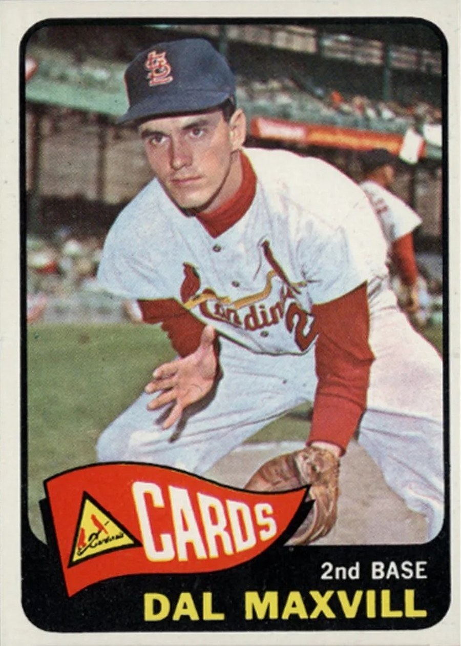 1965 Topps #78 Dal Maxvill, St. Louis Cardinals
