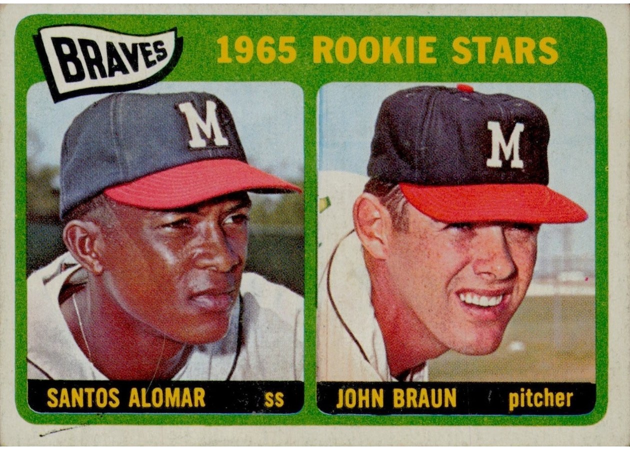 1965 Topps #82 Braves 1965 Rookie Stars, Milwaukee Braves