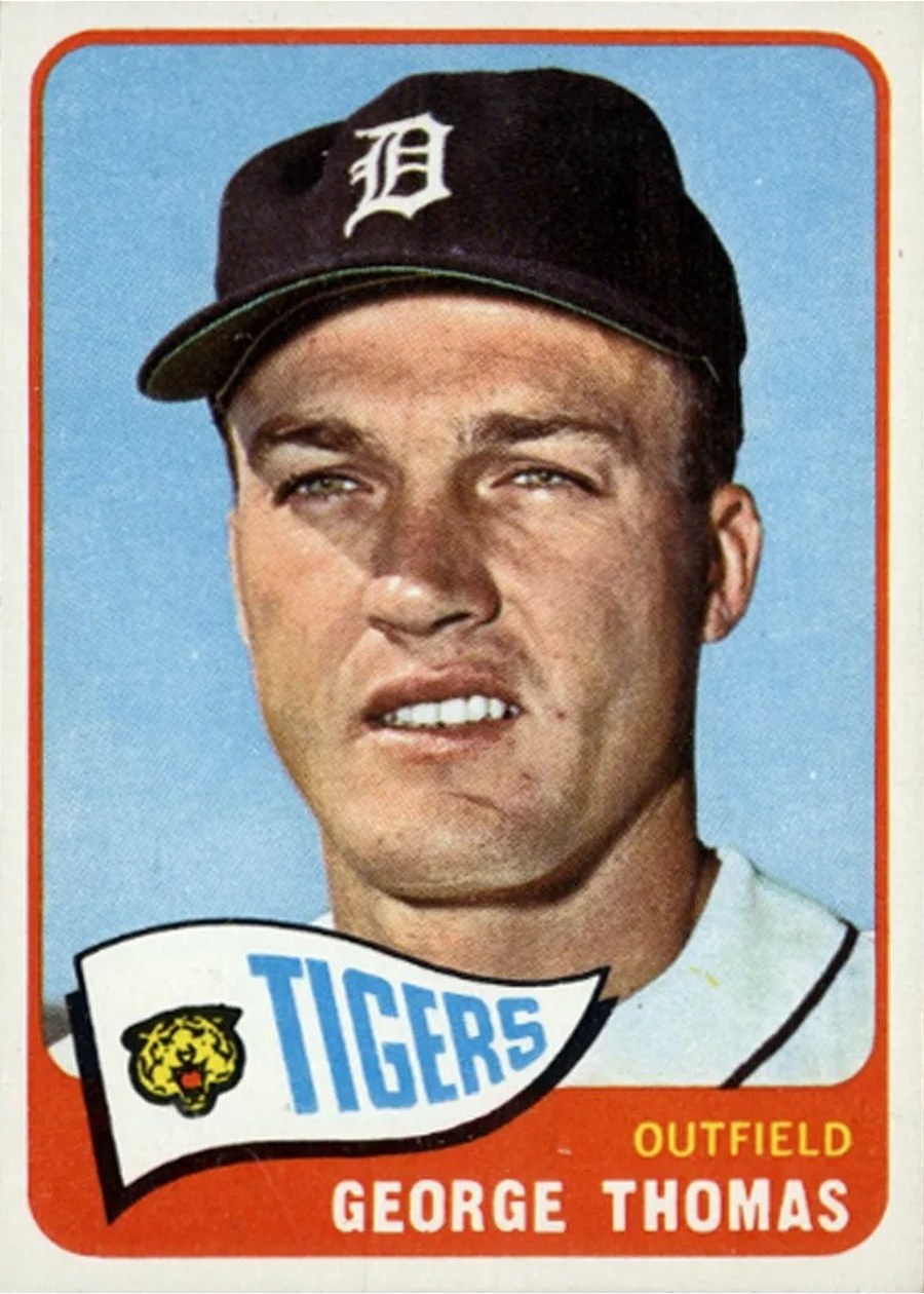 1965 Topps #83 George Thomas, Detroit Tigers