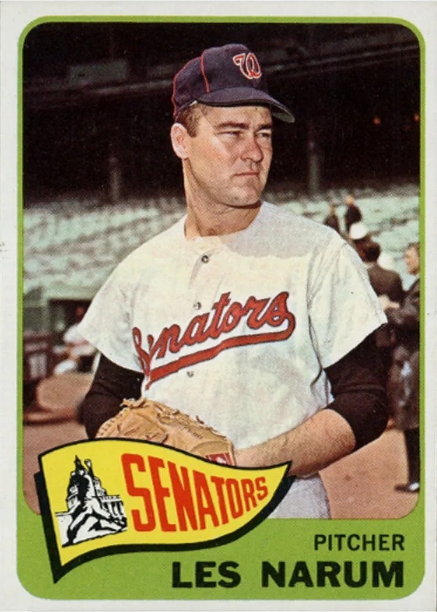 1965 Topps #86 Les Narum, Washington Senators