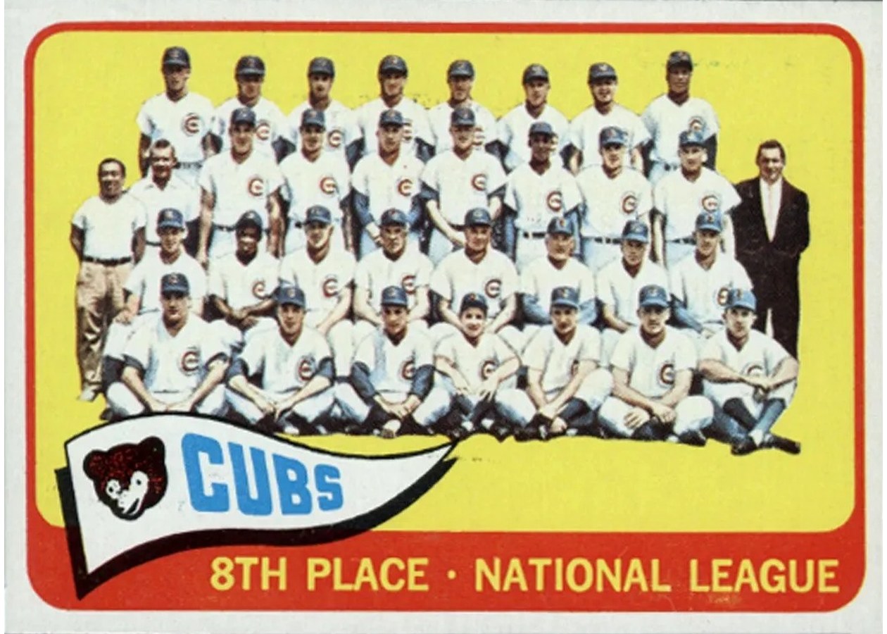1965 Topps #91 Chicago Cubs