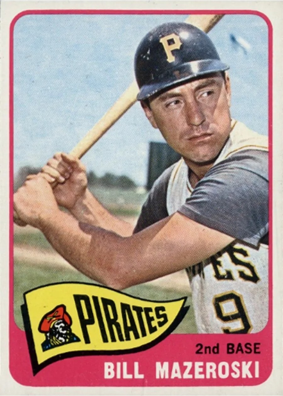 1965 Topps #95 Bill Mazeroski, Pittsburgh Pirates