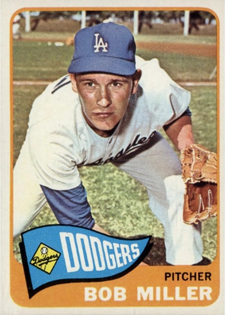 1965 Topps #98 Bob Miller, Los Angeles Dodgers