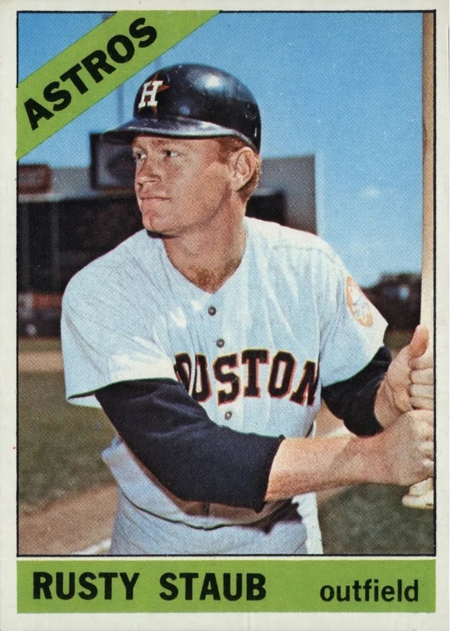 1966 Topps #106 Rusty Staub, Houston Astros