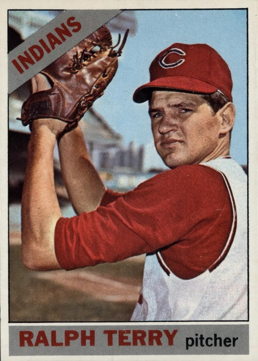 1966 Topps #109 Ralph Terry, Cleveland Indians