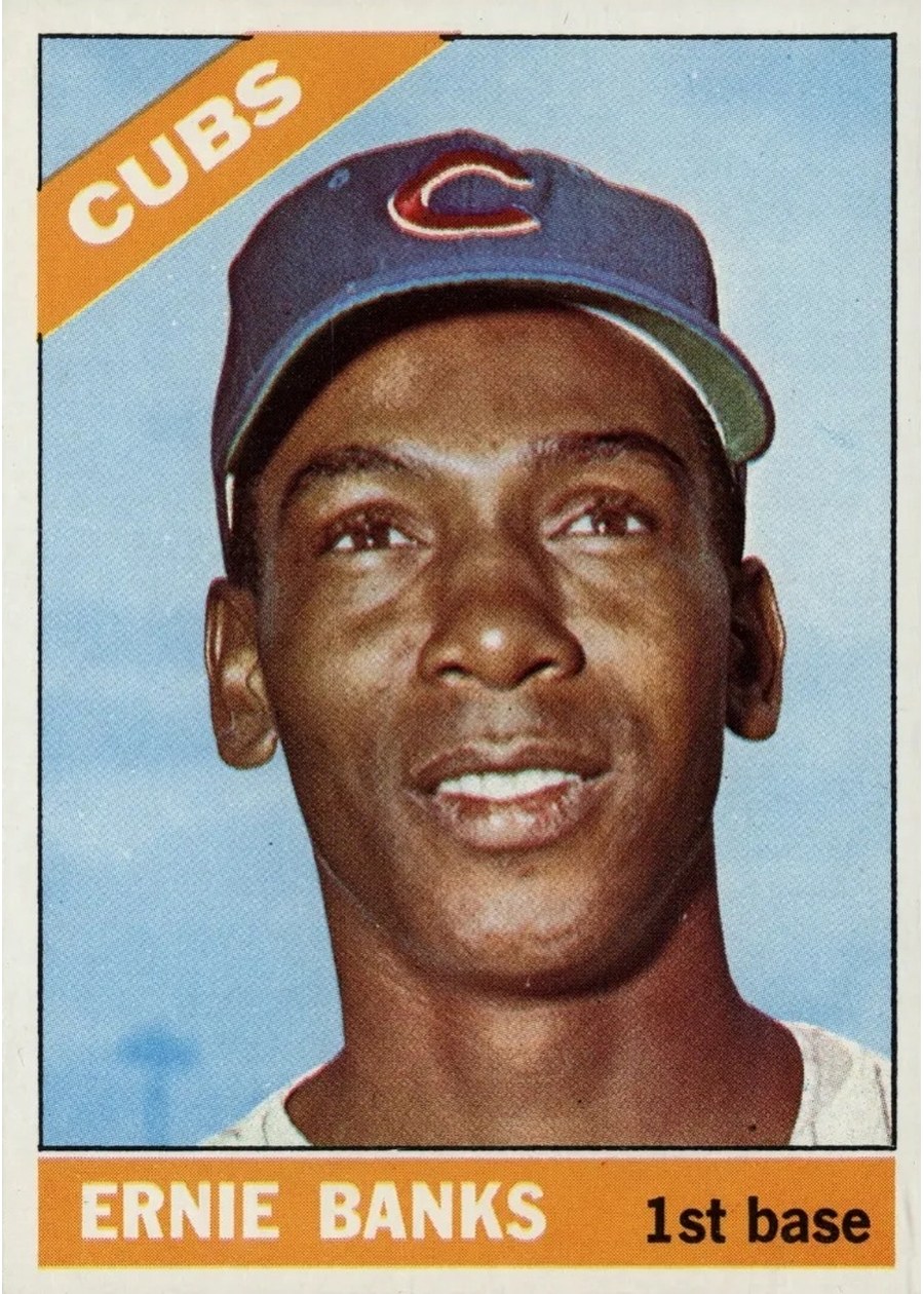 1966 Topps #110 Ernie Banks, Chicago Cubs