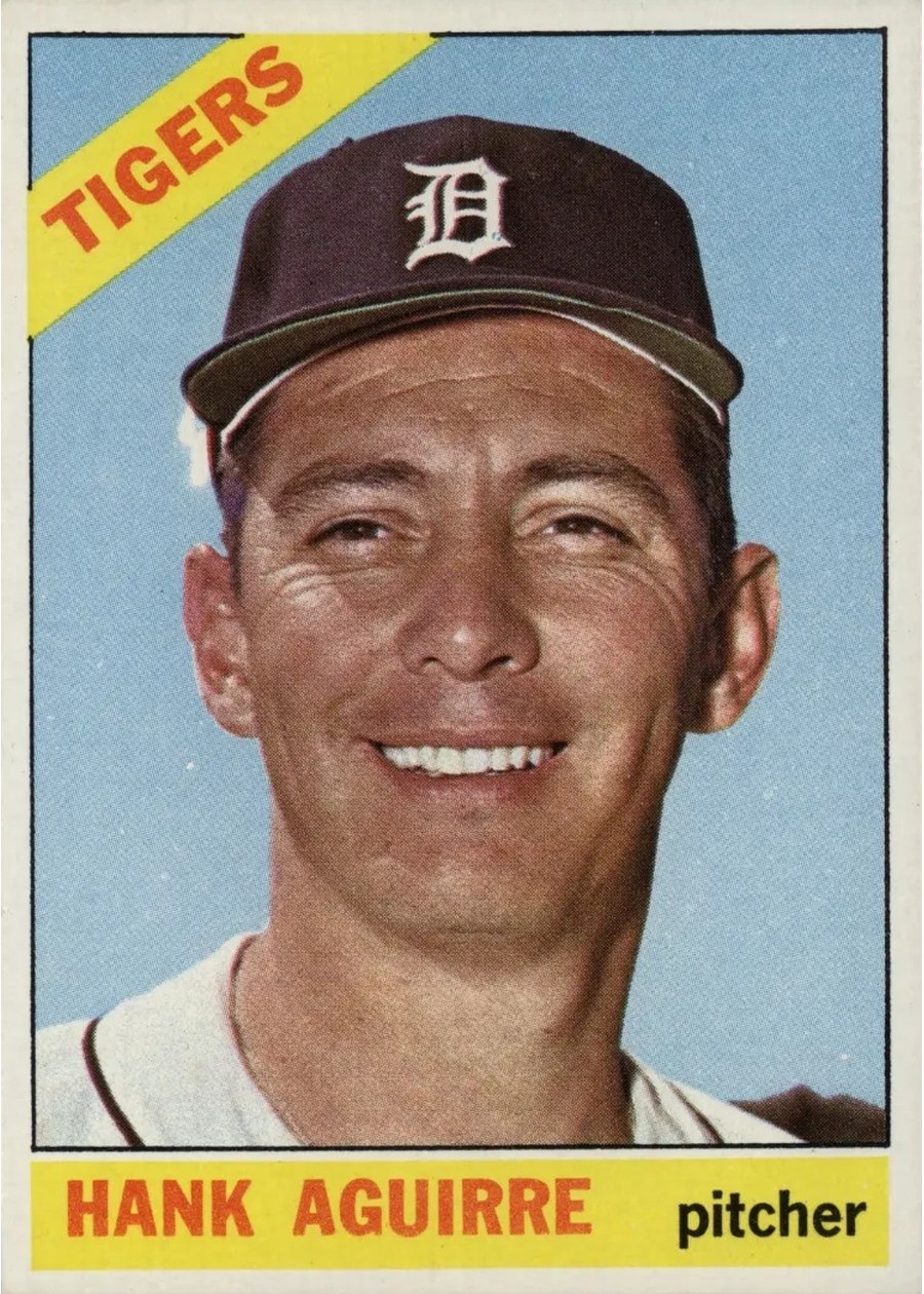 1966 Topps #113 Hank Aguirre, Detroit Tigers