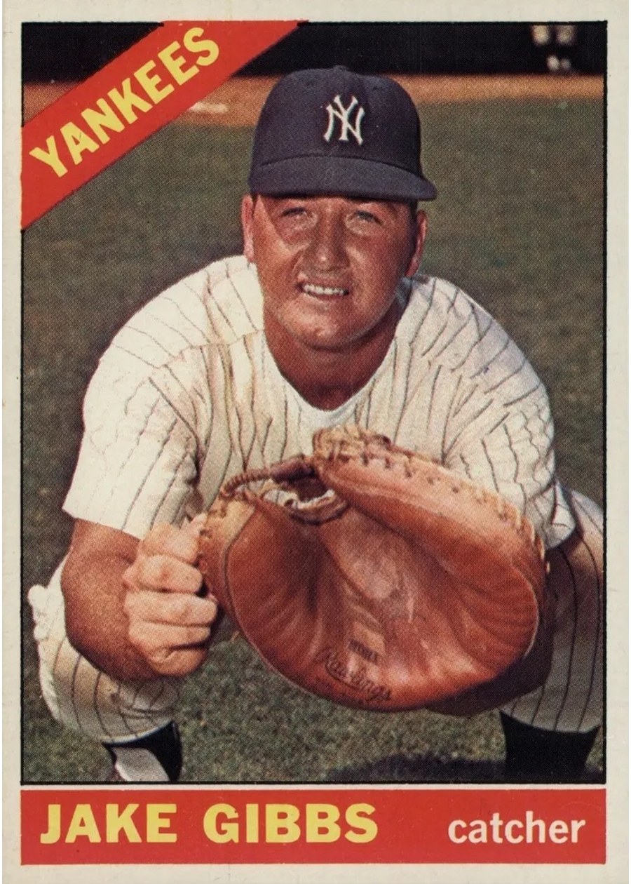 1966 Topps #117 Jake Gibbs, New York Yankees