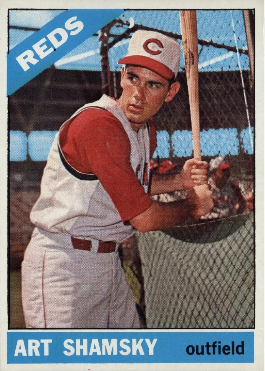 1966 Topps #119 Art Shamsky, Cincinnati Reds