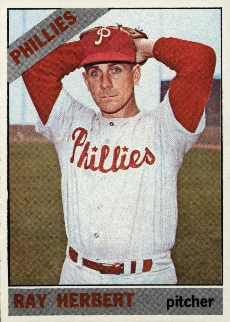 1966 Topps #121 Ray Herbert, Philadelphia Phillies