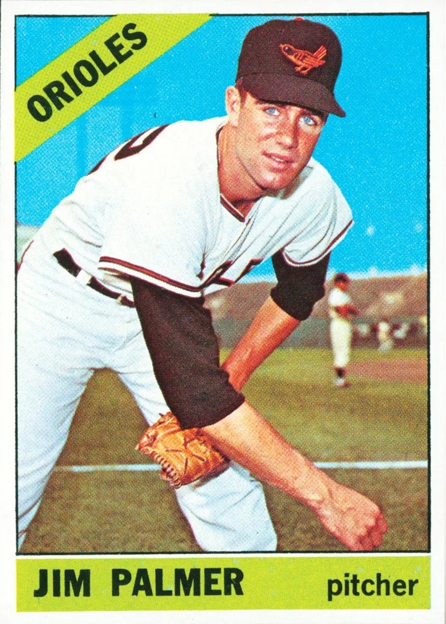 1966 Topps #126 Jim Palmer, Baltimore Orioles