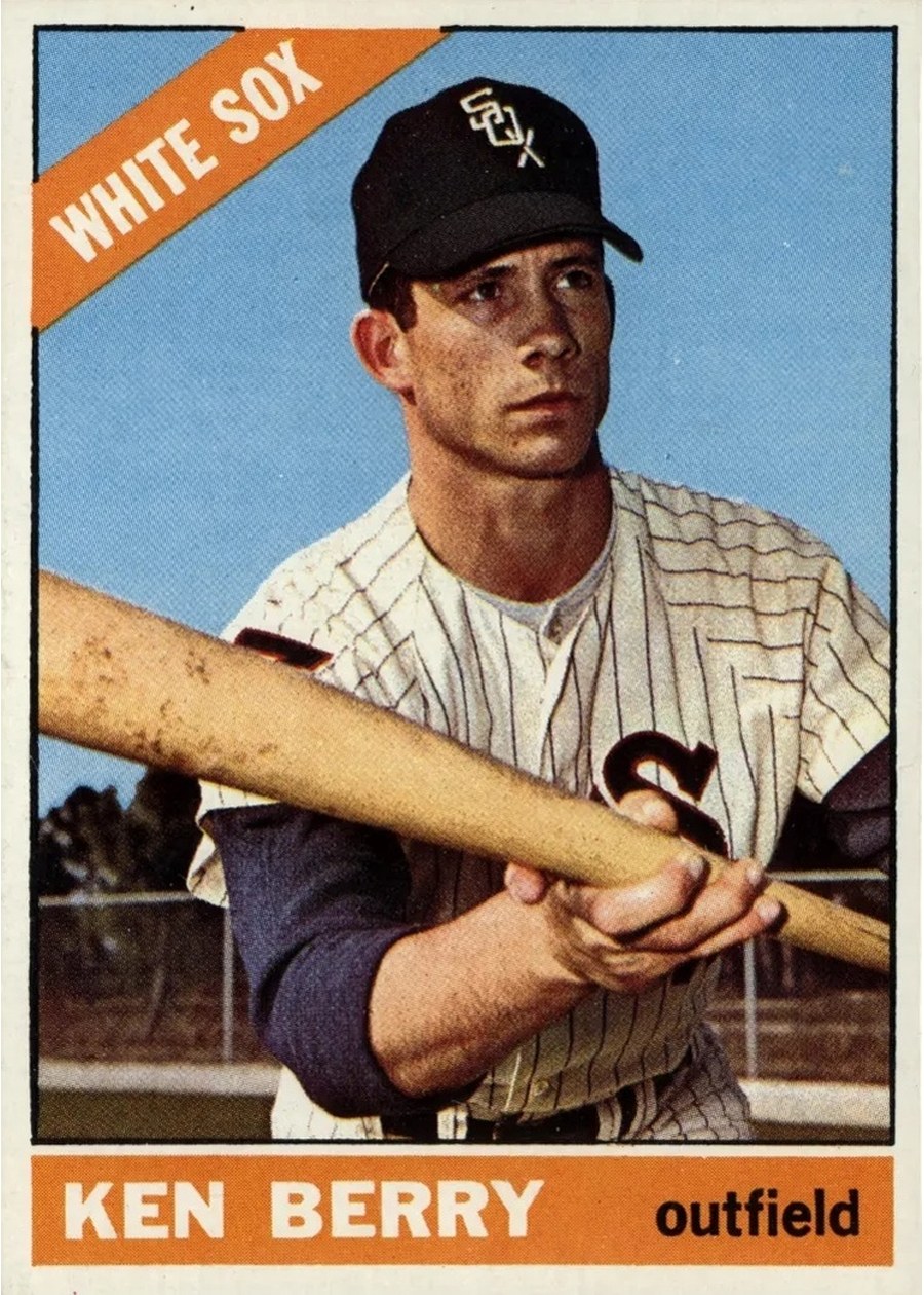 1966 Topps #127 Ken Berry, Chicago White Sox