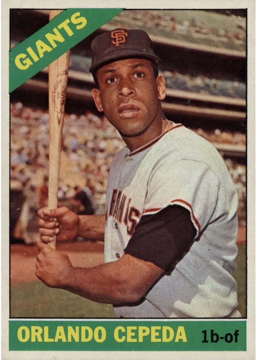 1966 Topps #132 Orlando Cepeda, San Francisco Giants