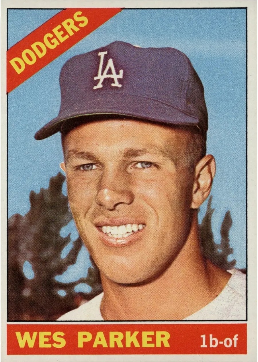 1966 Topps #134 Wes Parker, Los Angeles Dodgers