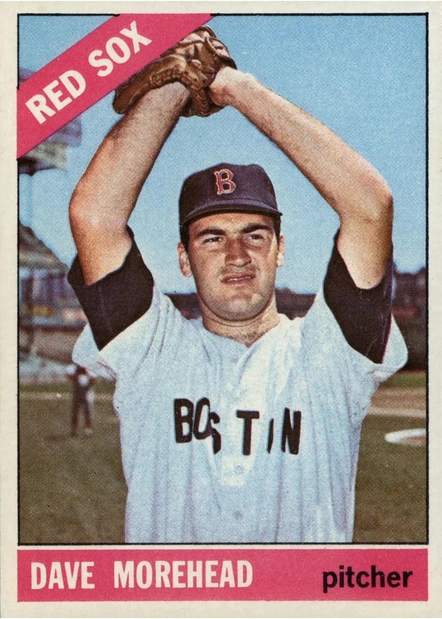 1966 Topps #135 Dave Morehead, Boston Red Sox