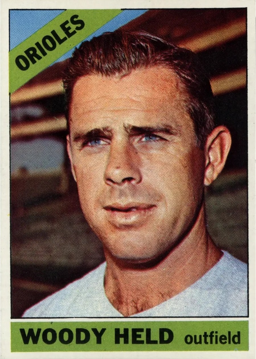1966 Topps #136 Woody Held, Baltimore Orioles