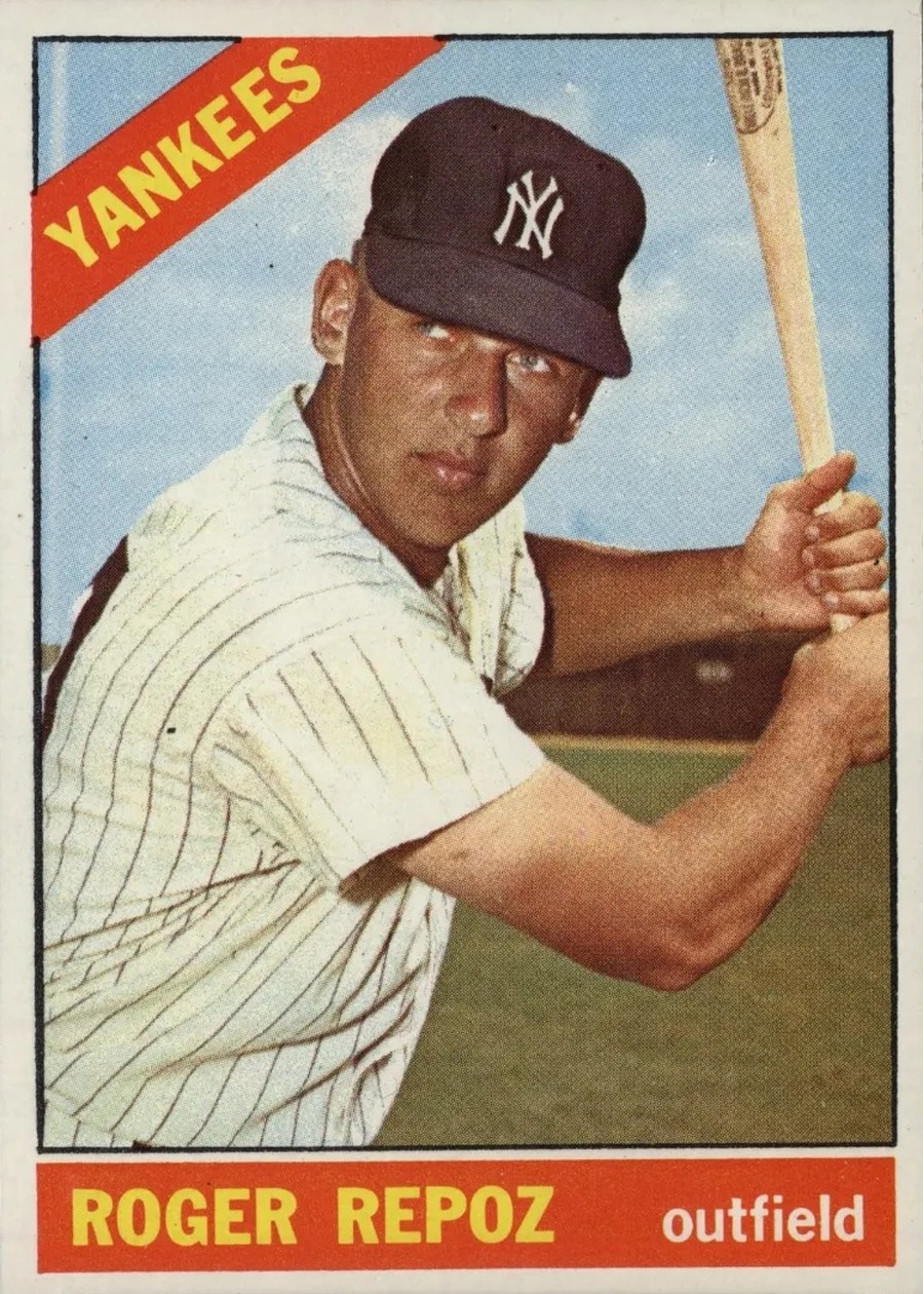 1966 Topps #138 Roger Repoz, New York Yankees