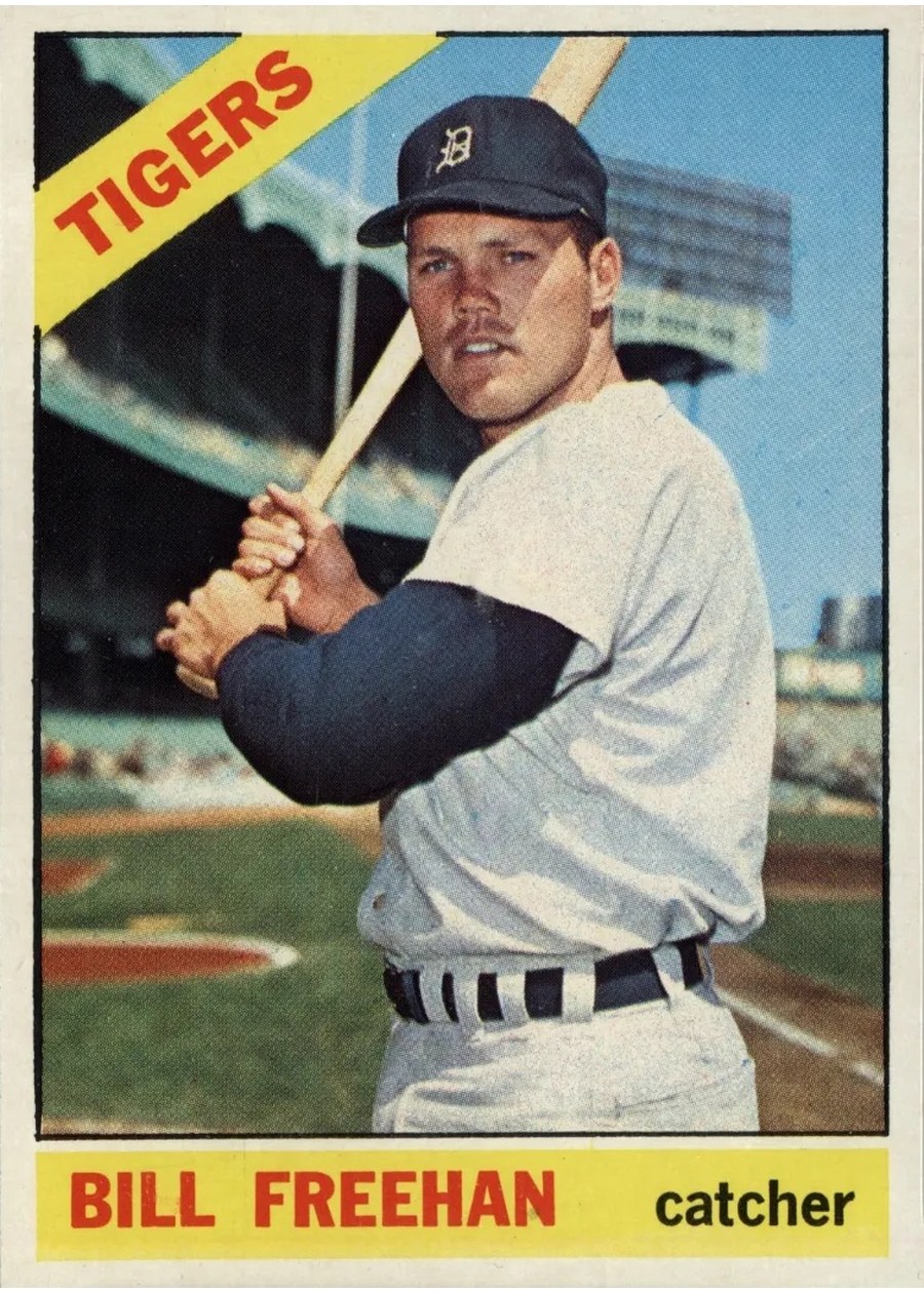 1966 Topps #145 Bill Freehan, Detroit Tigers