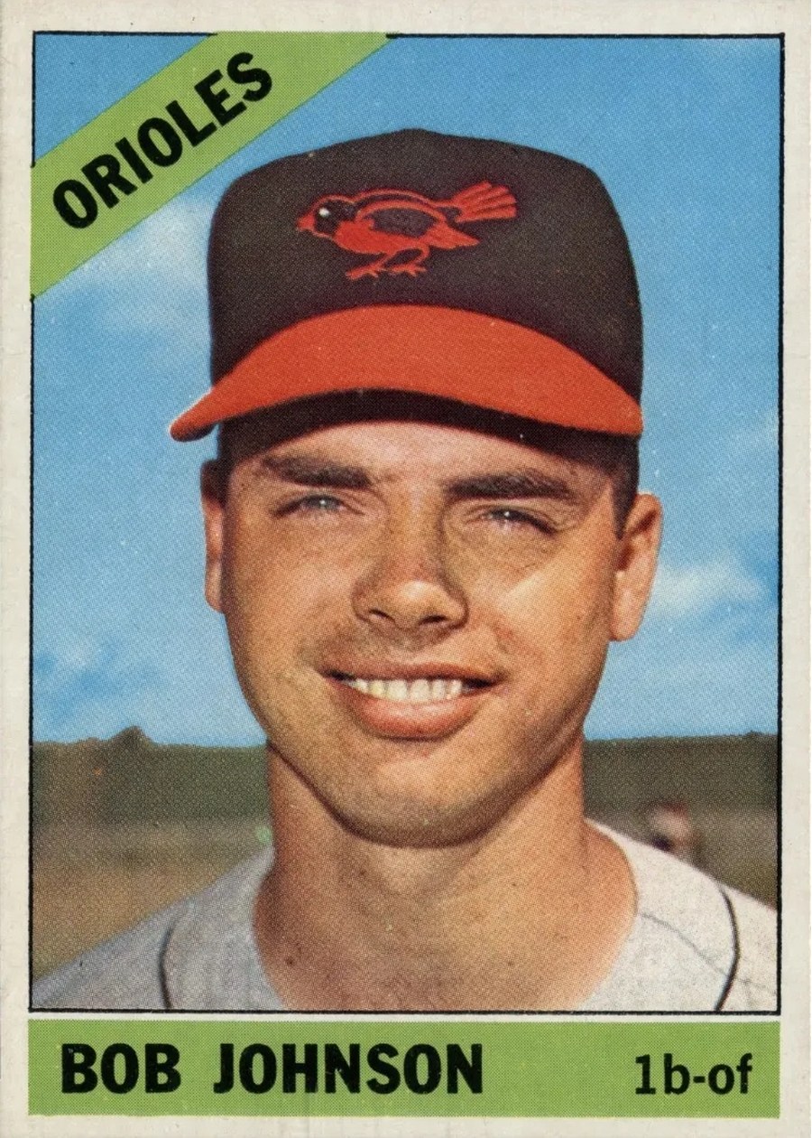 1966 Topps #148 Bob Johnson, Baltimore Orioles