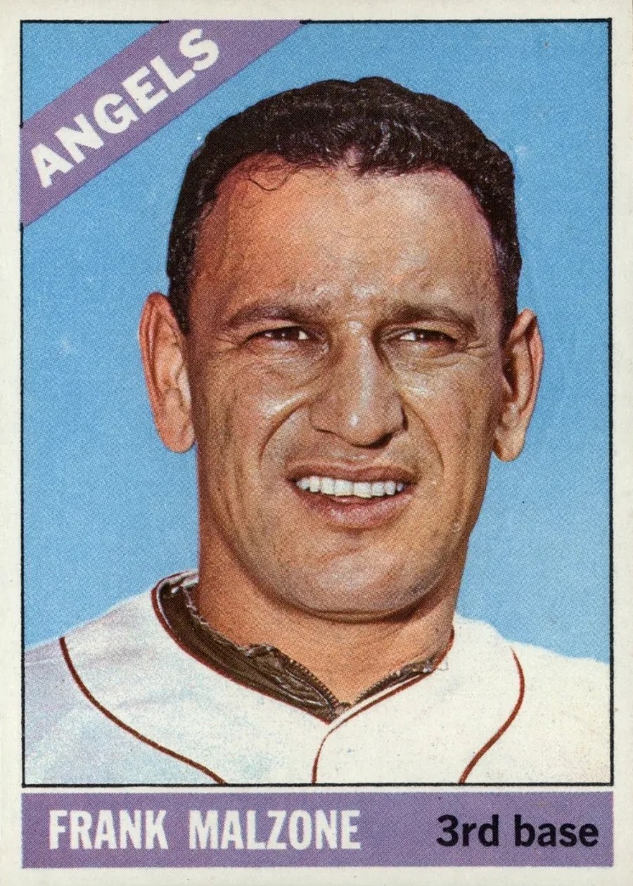 1966 Topps #152 Frank Malzone, California Angels
