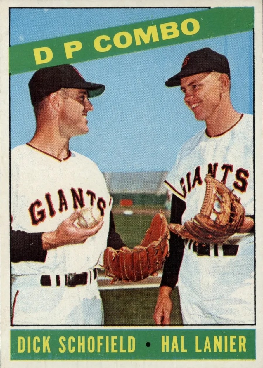 1966 Topps #156 D P Combo, San Francisco Giants