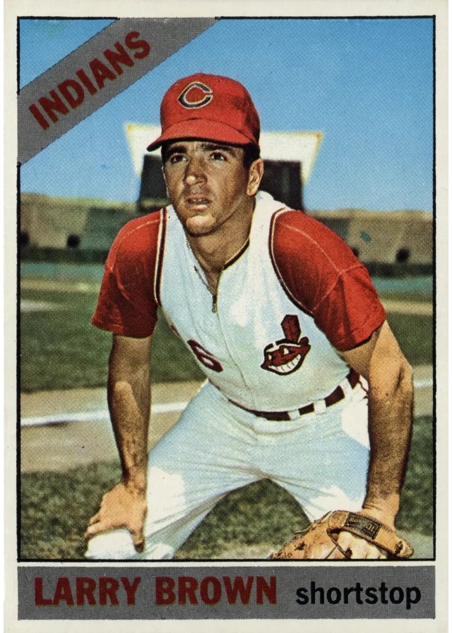 1966 Topps #16 Larry Brown, Cleveland Indians