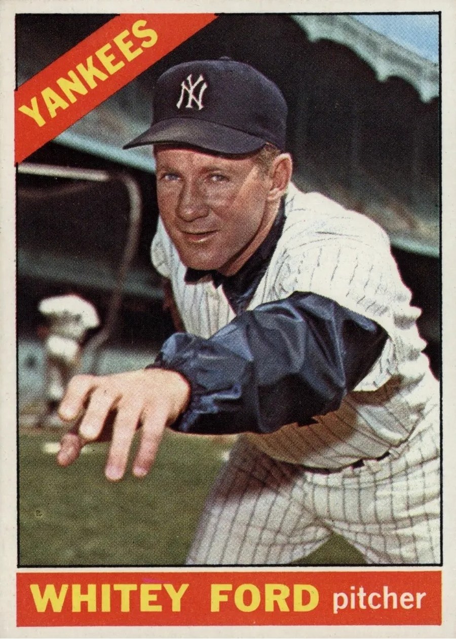 1966 Topps #160 Whitey Ford, New York Yankees