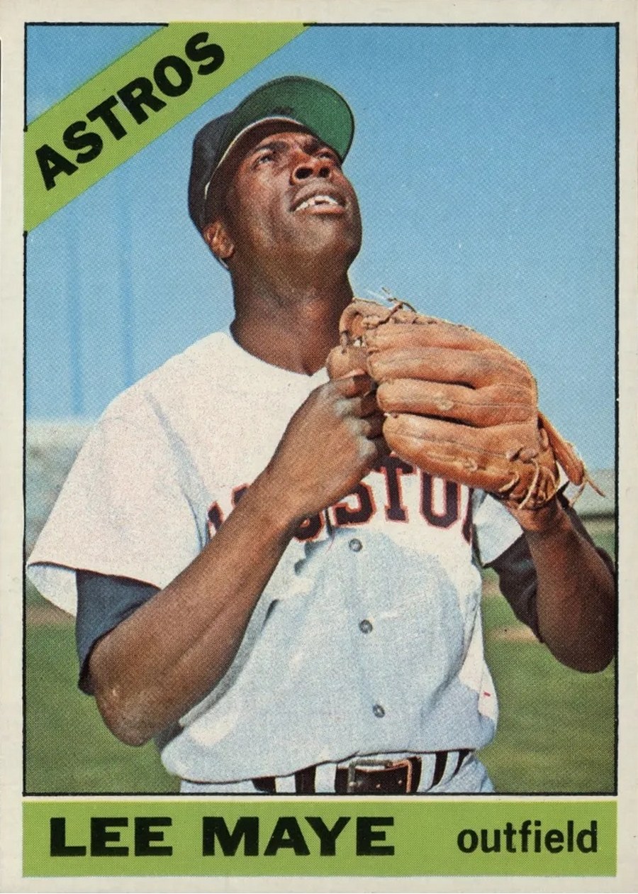 1966 Topps #162 Lee Maye, Houston Astros