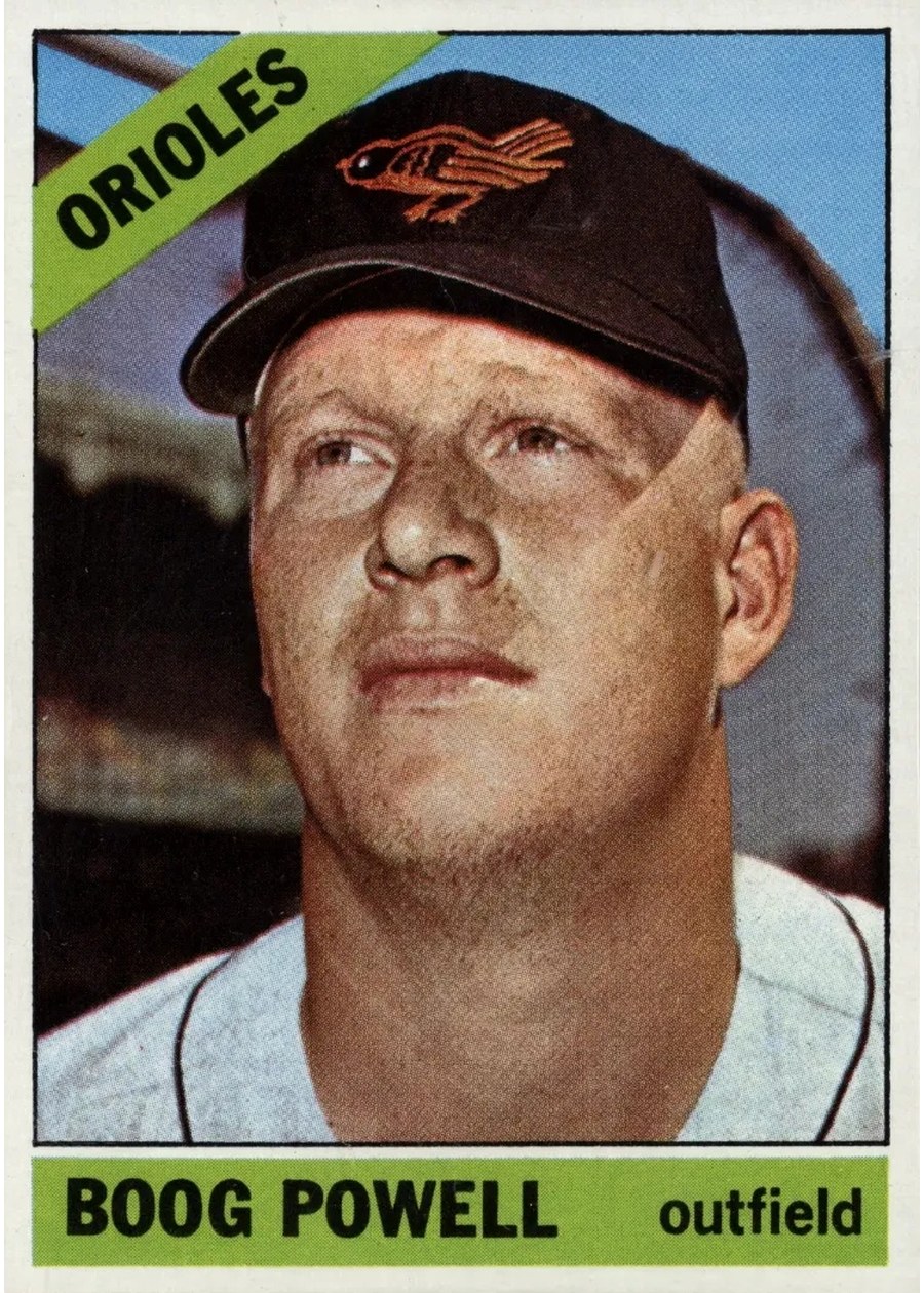 1966 Topps #167 Boog Powell, Baltimore Orioles